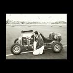 Midget Auto Racing Car 28 And Crew At Madison Square Garden Bowl